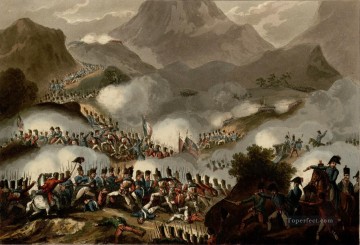  1813 Pintura - William Heath Batalla de los Pirineos 28 de julio de 1813 Guerra militar